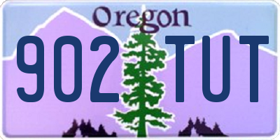 OR license plate 902TUT