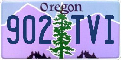 OR license plate 902TVI