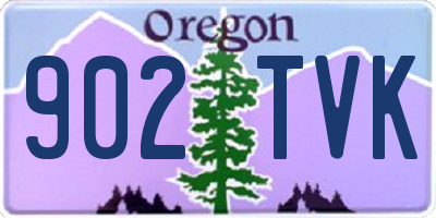 OR license plate 902TVK