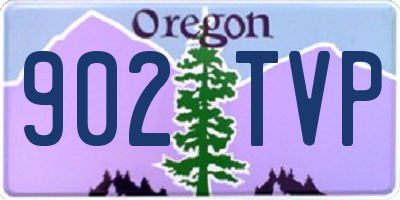 OR license plate 902TVP