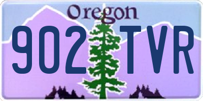 OR license plate 902TVR