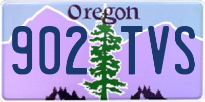 OR license plate 902TVS