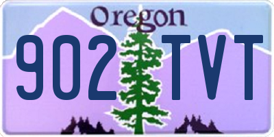 OR license plate 902TVT