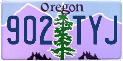 OR license plate 902TYJ