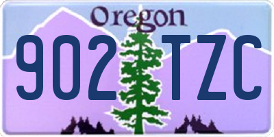 OR license plate 902TZC