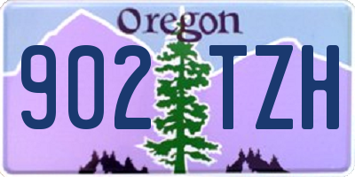 OR license plate 902TZH
