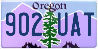OR license plate 902UAT