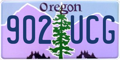 OR license plate 902UCG