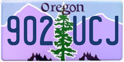 OR license plate 902UCJ