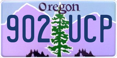 OR license plate 902UCP