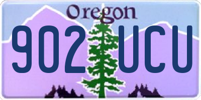 OR license plate 902UCU