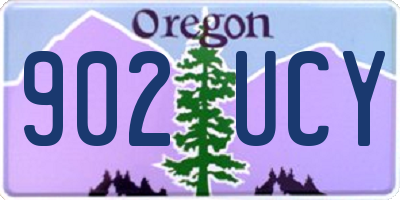 OR license plate 902UCY