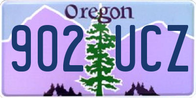 OR license plate 902UCZ