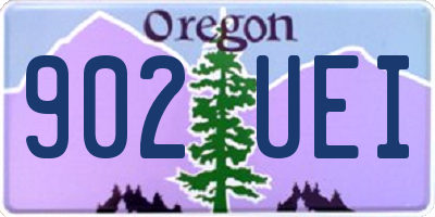 OR license plate 902UEI
