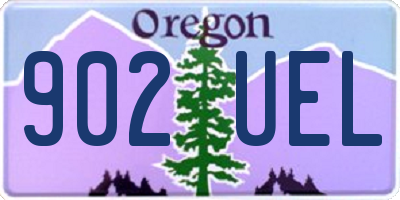 OR license plate 902UEL