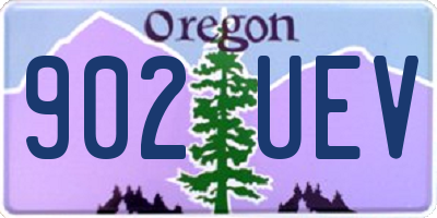 OR license plate 902UEV