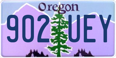 OR license plate 902UEY
