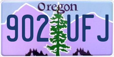 OR license plate 902UFJ