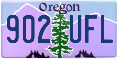 OR license plate 902UFL