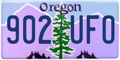 OR license plate 902UFO