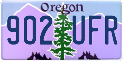 OR license plate 902UFR