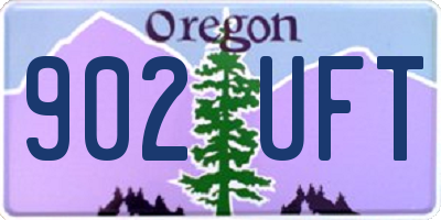 OR license plate 902UFT