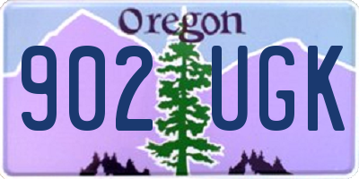 OR license plate 902UGK