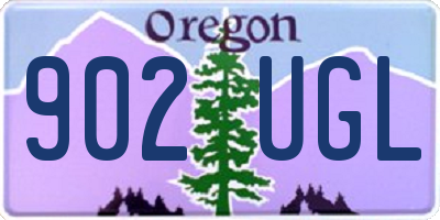 OR license plate 902UGL