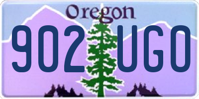 OR license plate 902UGO