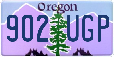 OR license plate 902UGP