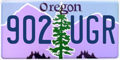 OR license plate 902UGR