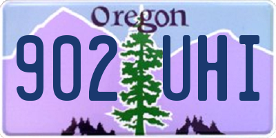 OR license plate 902UHI