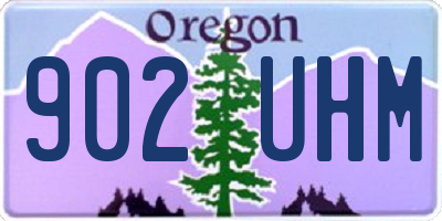 OR license plate 902UHM