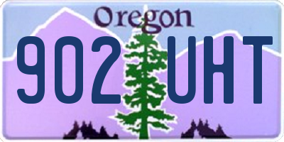 OR license plate 902UHT