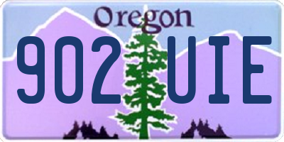 OR license plate 902UIE