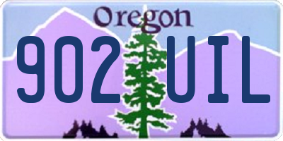 OR license plate 902UIL
