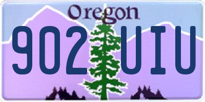 OR license plate 902UIU