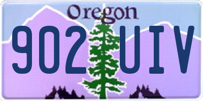 OR license plate 902UIV