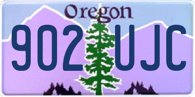 OR license plate 902UJC