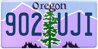OR license plate 902UJI