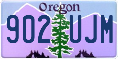 OR license plate 902UJM