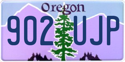 OR license plate 902UJP