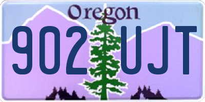 OR license plate 902UJT