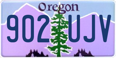 OR license plate 902UJV