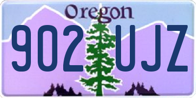 OR license plate 902UJZ