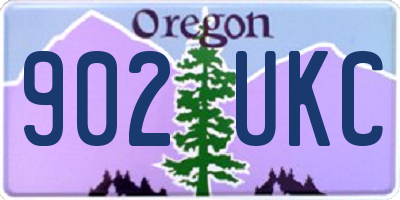 OR license plate 902UKC