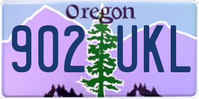 OR license plate 902UKL