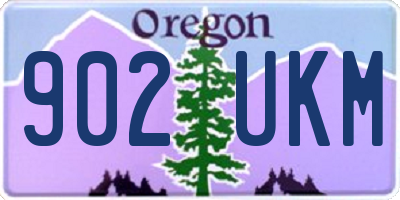 OR license plate 902UKM