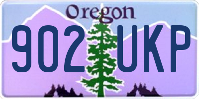 OR license plate 902UKP