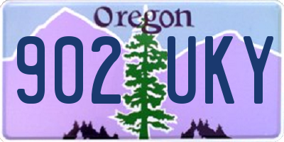 OR license plate 902UKY